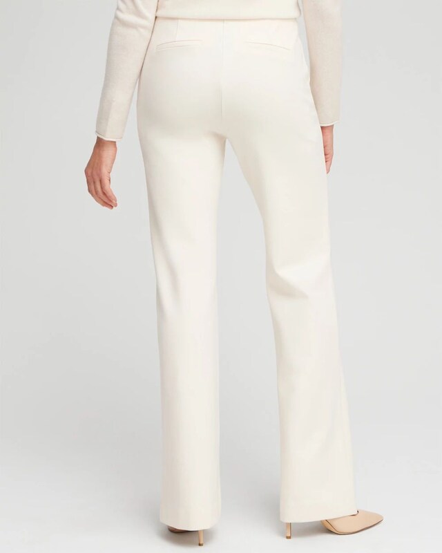 Ponte Button Flare Pants - image 3